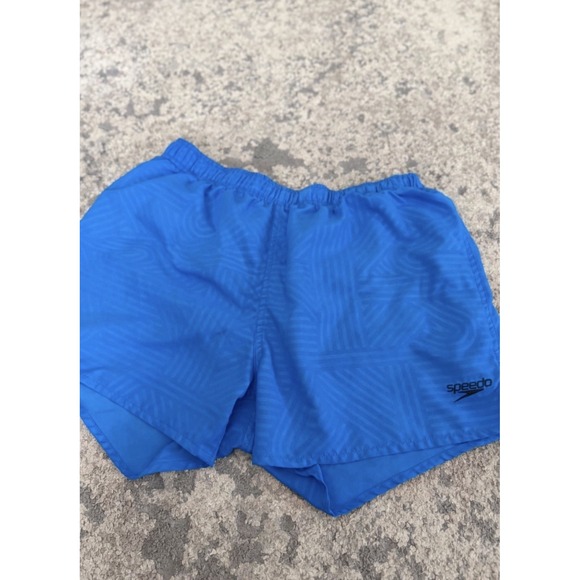 Speedo Other - Speedo Swim Trunks Men's Size M  Blue Drawstring Elastic Waist Mesh Lined